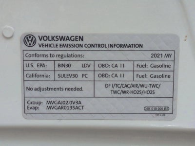 2021 Volkswagen Tiguan 2.0T SEL FWD