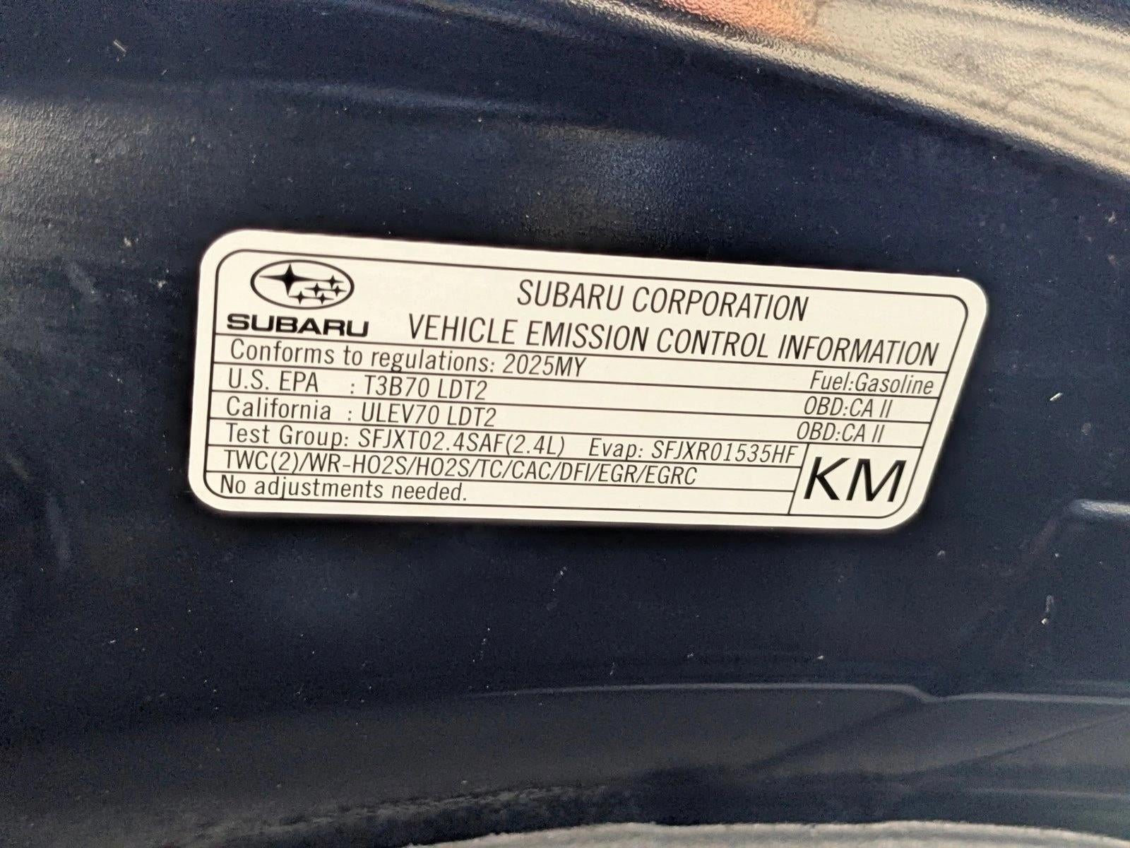 2025 Subaru Ascent Onyx Edition 7-Passenger