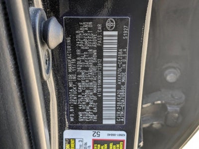2019 Toyota Camry SE Auto (Natl)