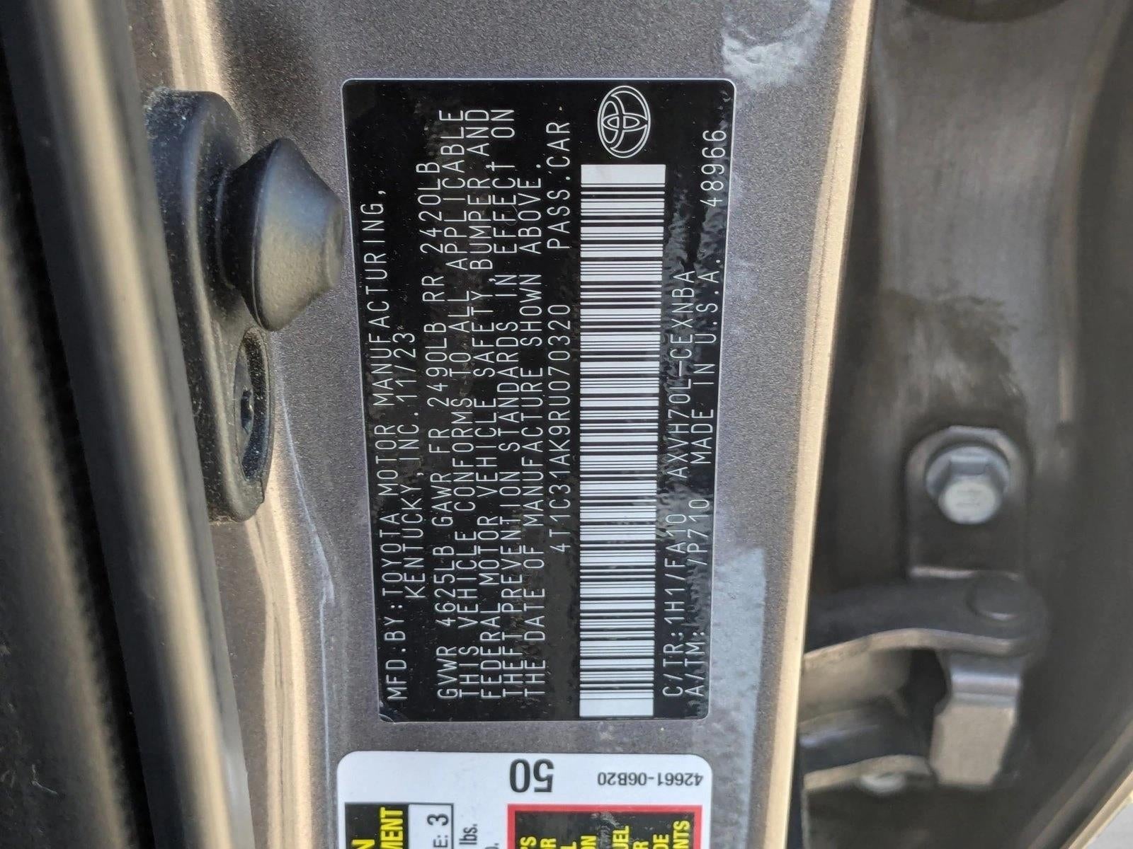 2024 Toyota Camry Hybrid LE CVT (Natl)