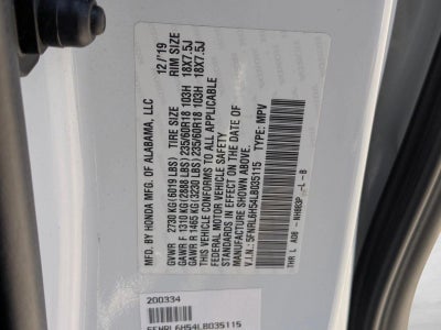 2020 Honda Odyssey EX Auto