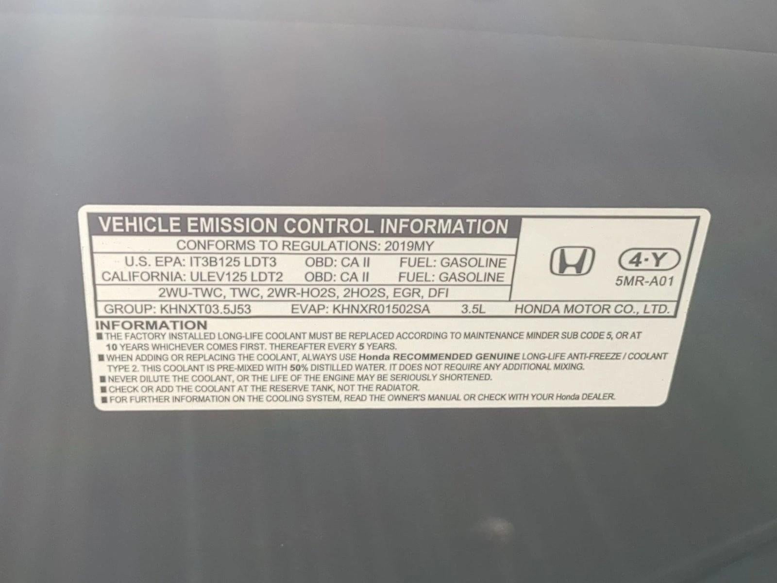 2019 Honda Odyssey EX-L Auto
