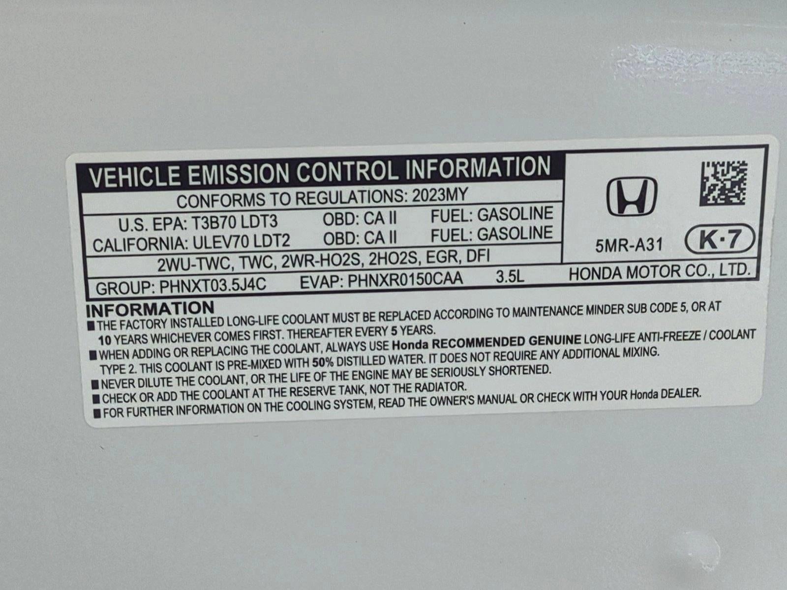 2023 Honda Odyssey Touring Auto