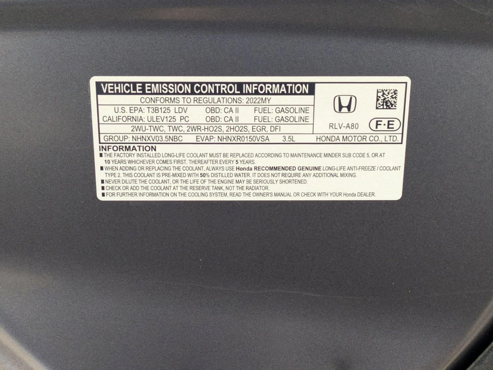 2022 Honda Pilot Touring 7-Passenger 2WD