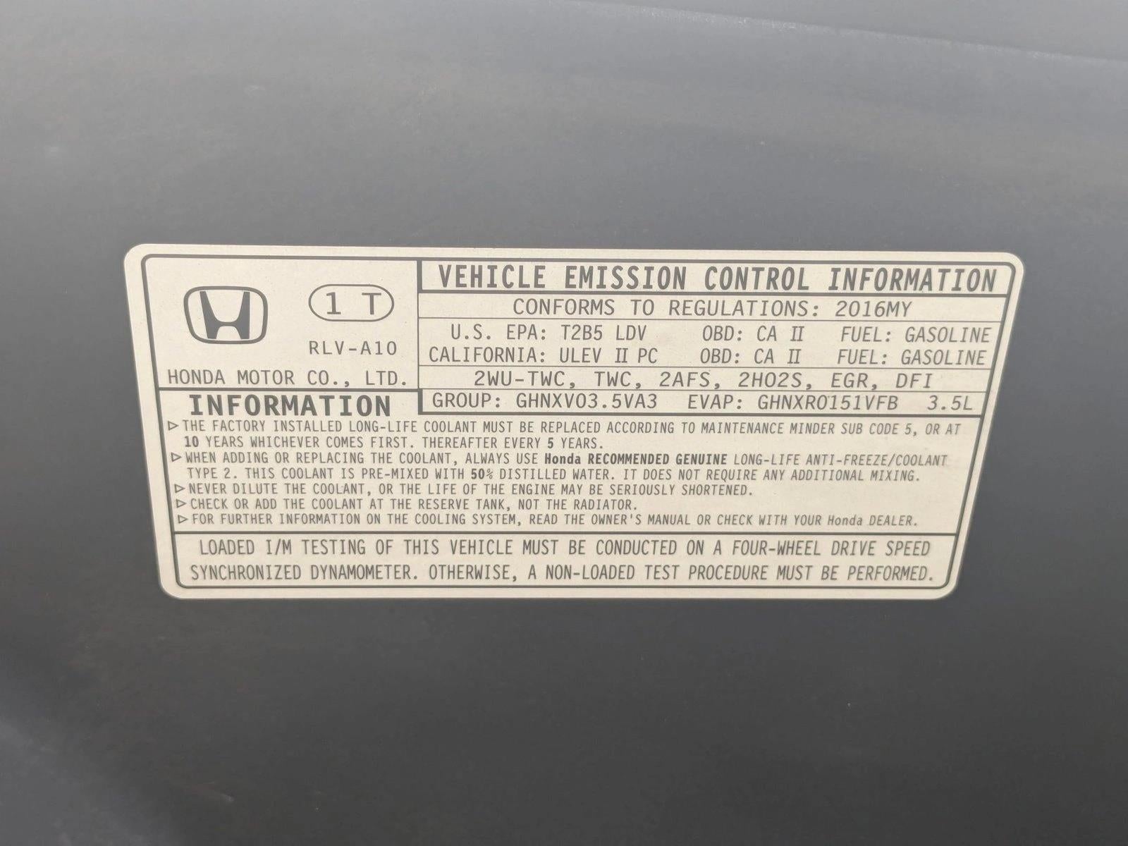 2016 Honda Pilot AWD 4dr Elite with DVD Rear Entertainment System and Navigation