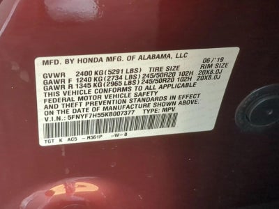 2019 Honda Passport EX-L FWD