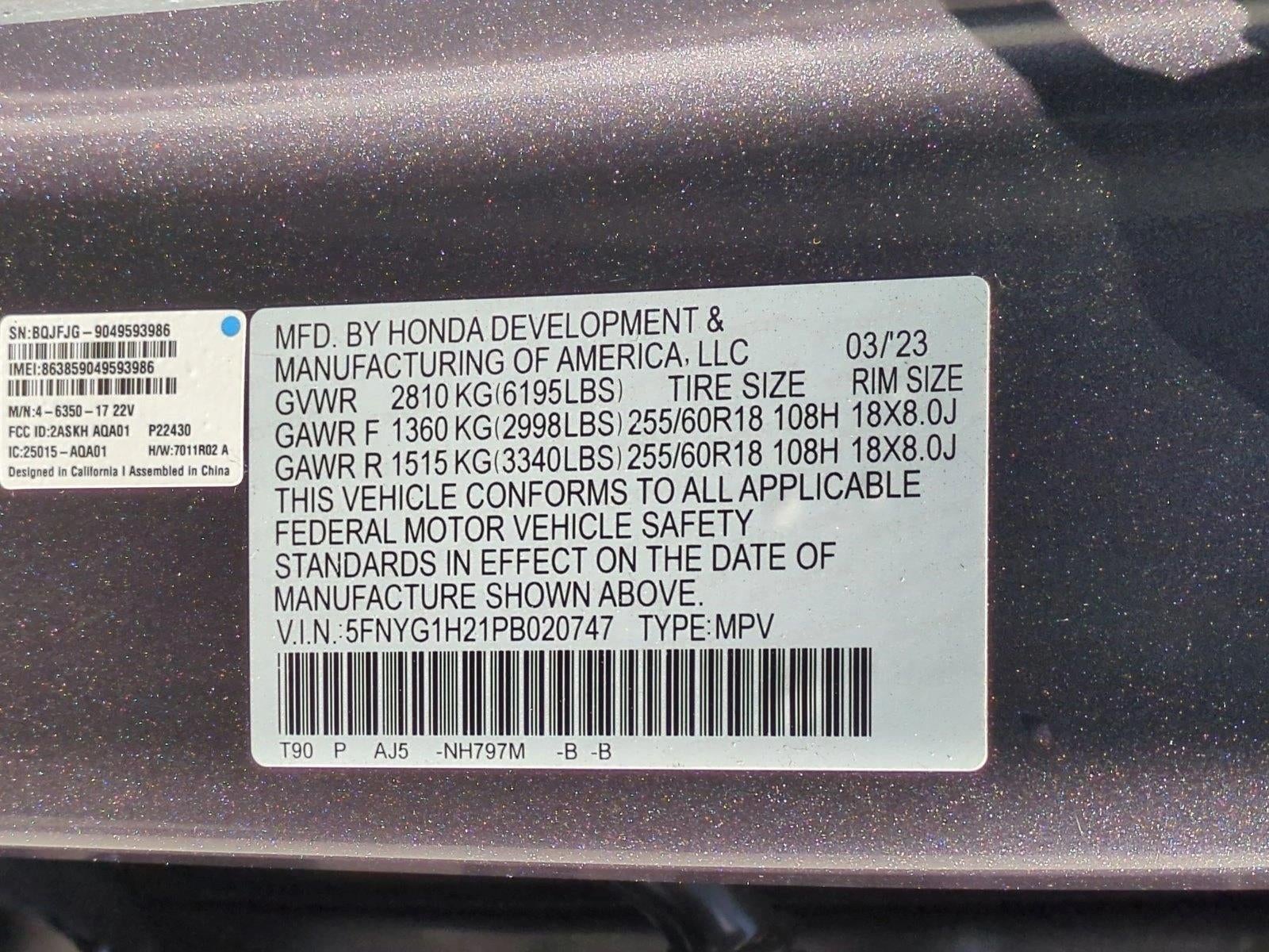 2023 Honda Pilot LX AWD