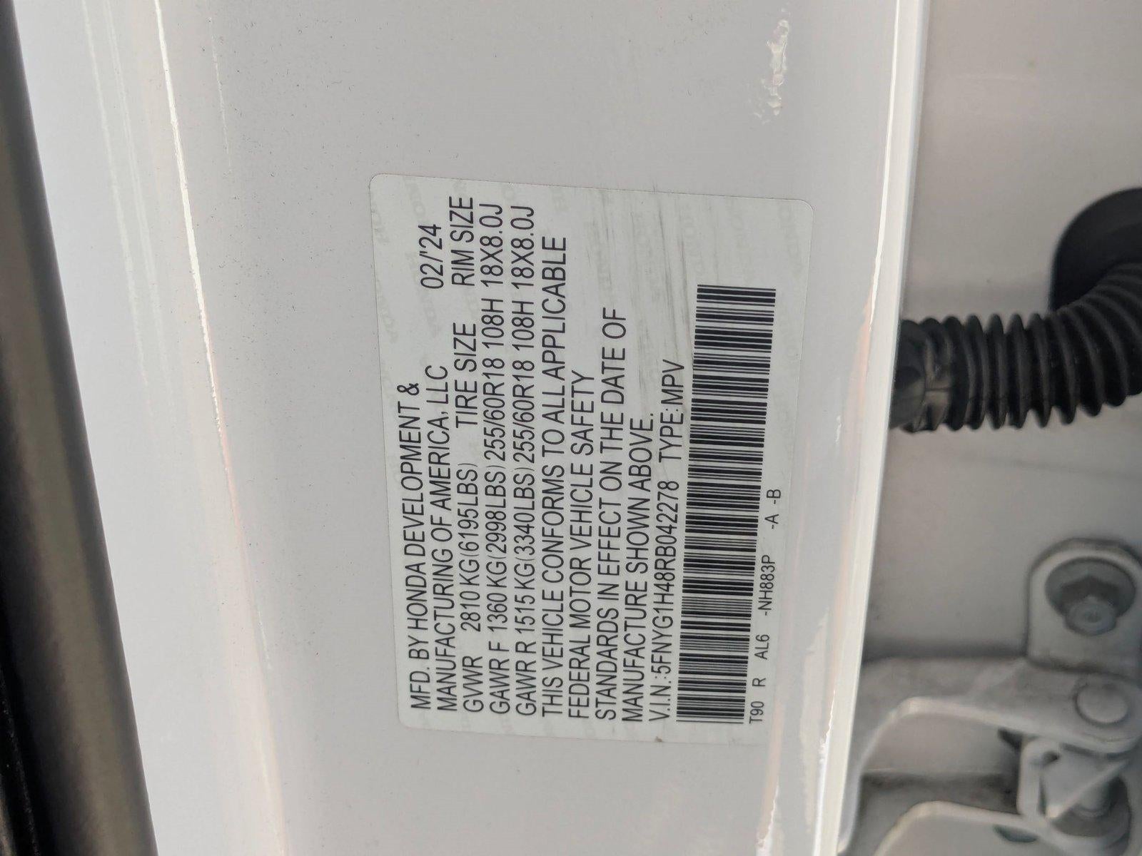 2024 Honda Pilot EX-L 8 Passenger AWD