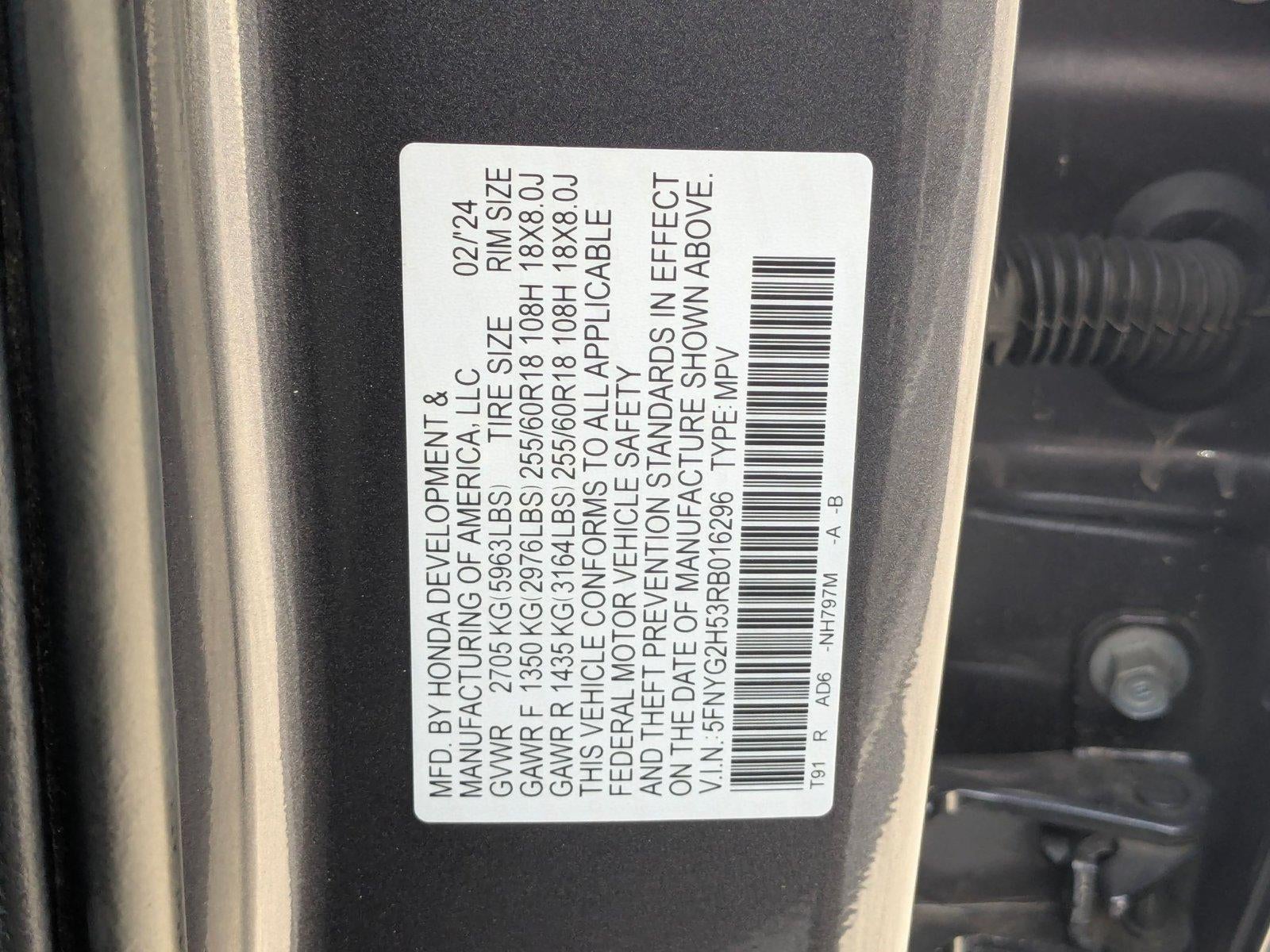 2024 Honda Pilot EX-L 7 Passenger 2WD
