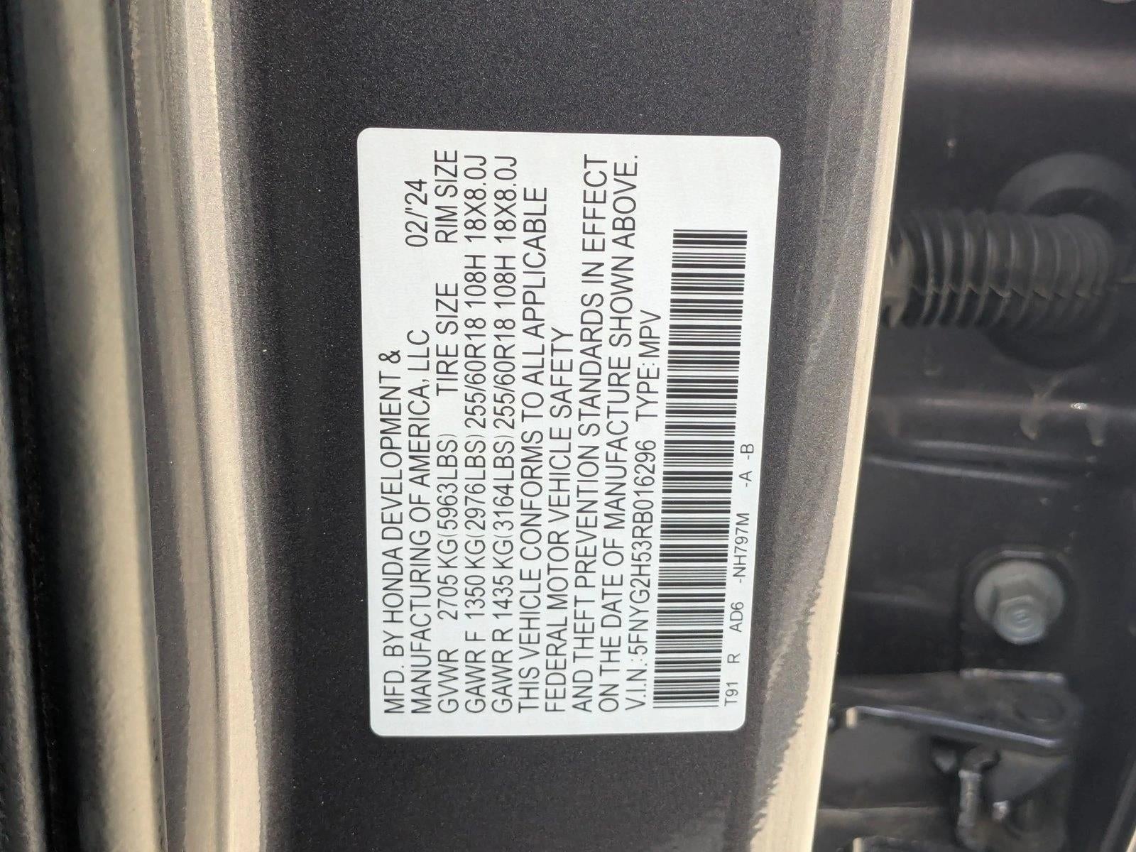 2024 Honda Pilot EX-L 7 Passenger 2WD