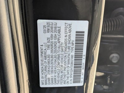 2025 Honda Pilot Touring 2WD