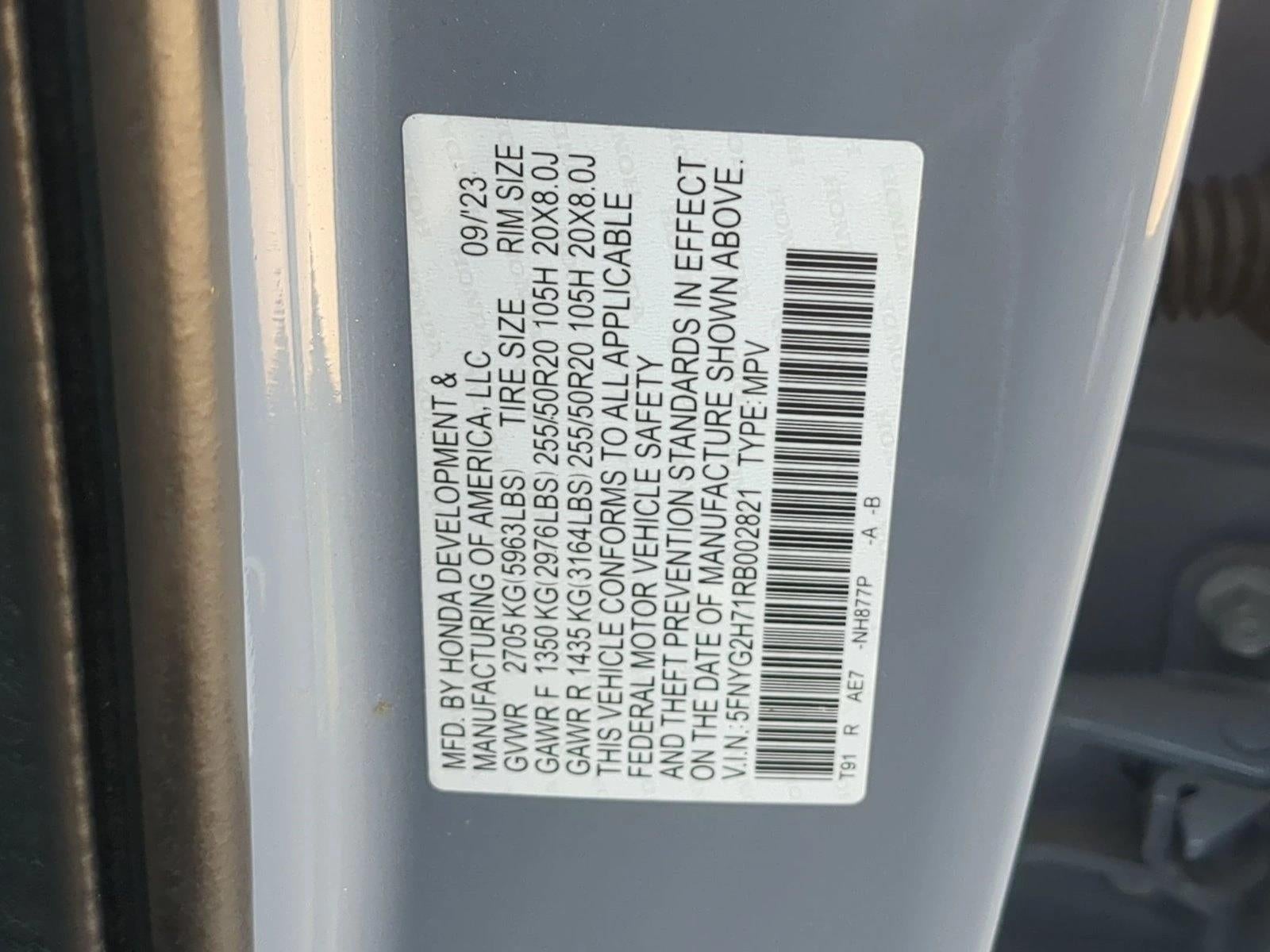 2024 Honda Pilot Touring 2WD