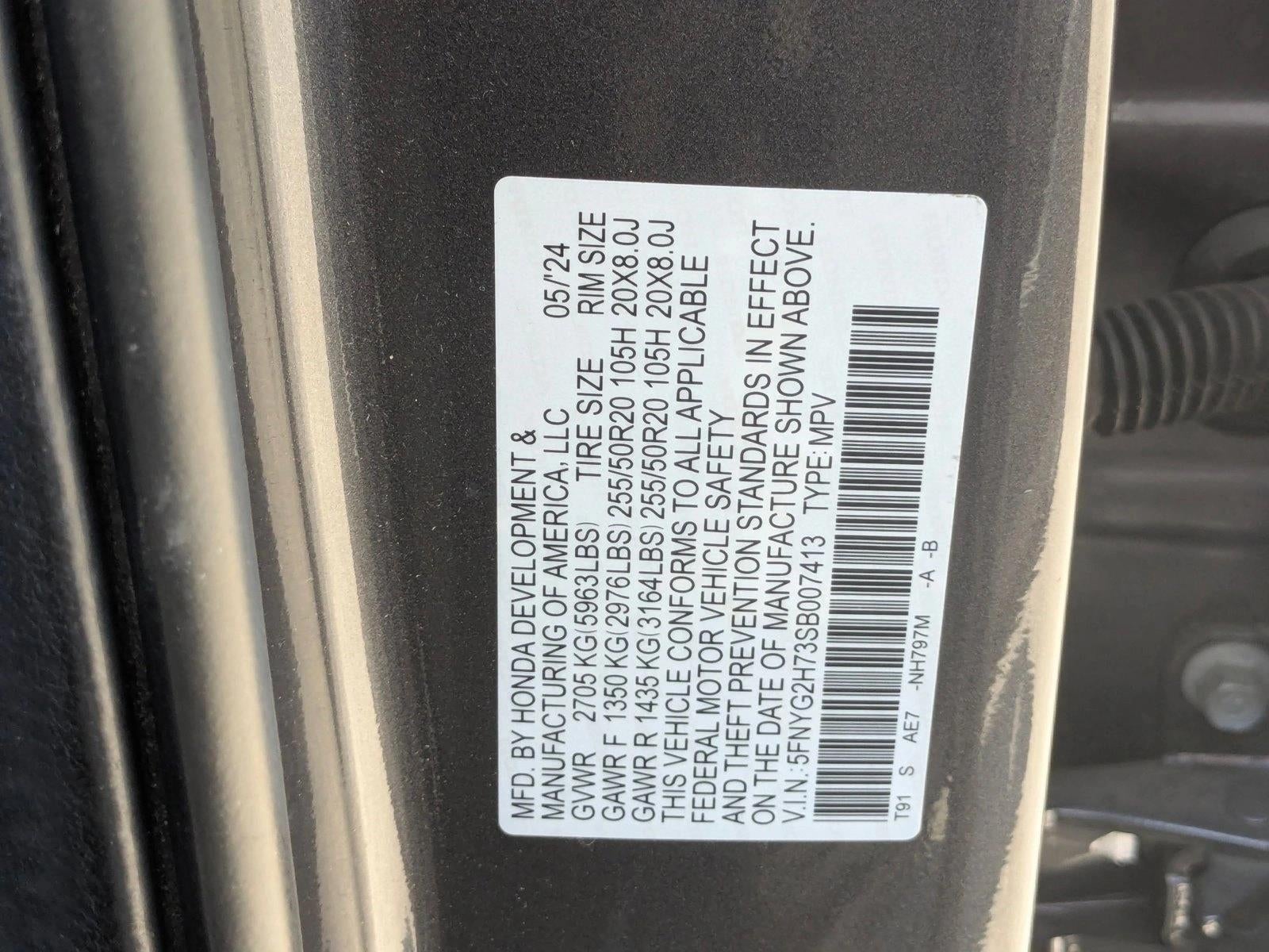 2025 Honda Pilot Touring 2WD