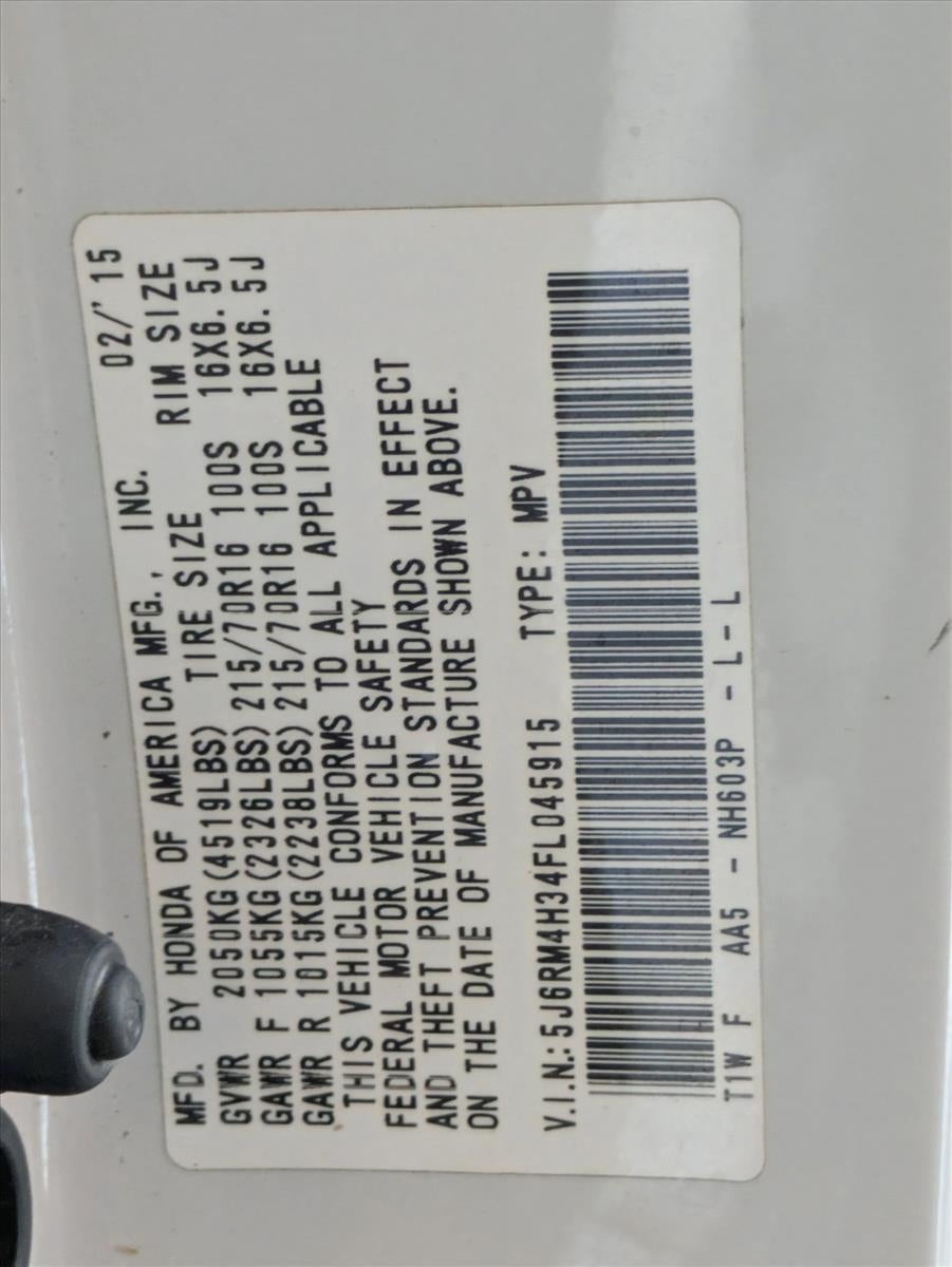 2015 Honda CR-V LX AWD