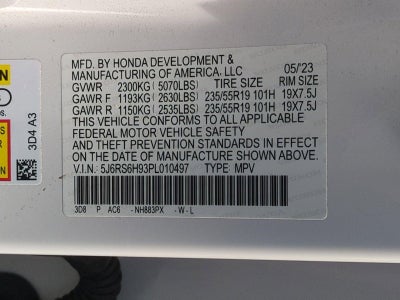 2023 Honda CR-V Hybrid Sport Touring AWD