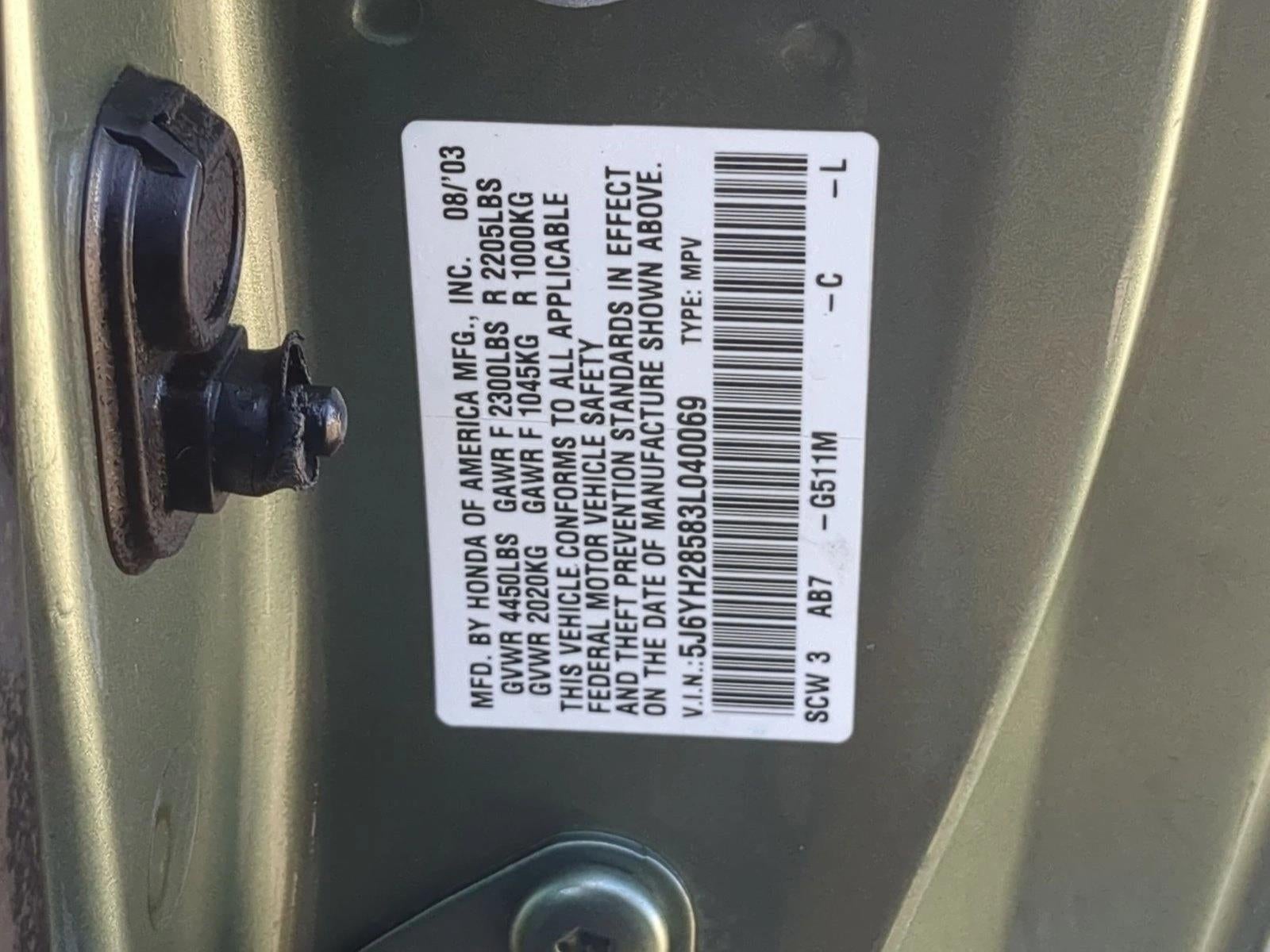 2003 Honda Element EX