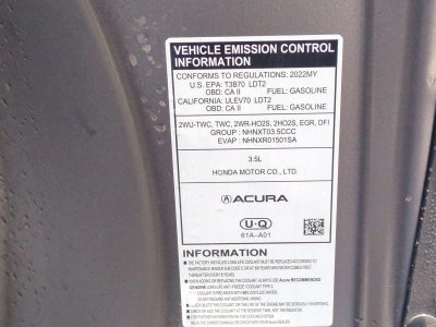 2022 Acura MDX SH-AWD w/A-Spec Package