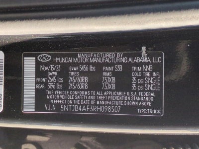 2024 Hyundai SANTA CRUZ SEL FWD