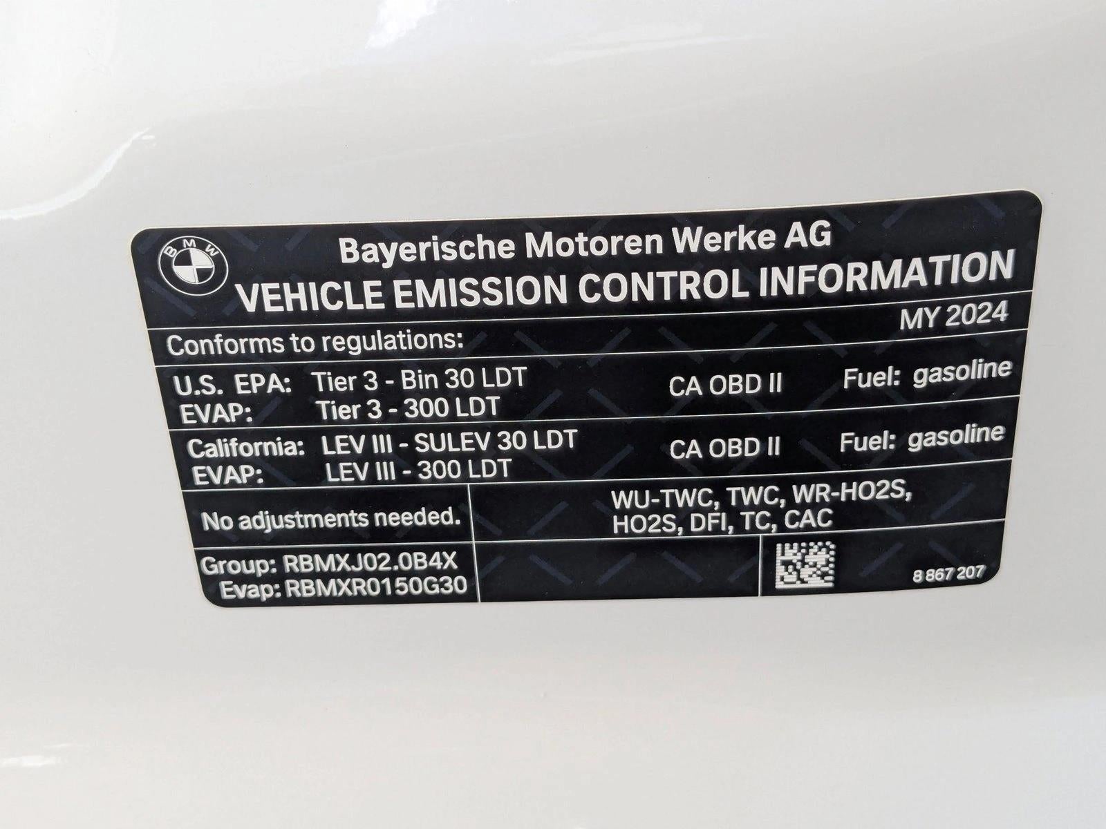 2024 BMW X3 sDrive30i Sports Activity Vehicle