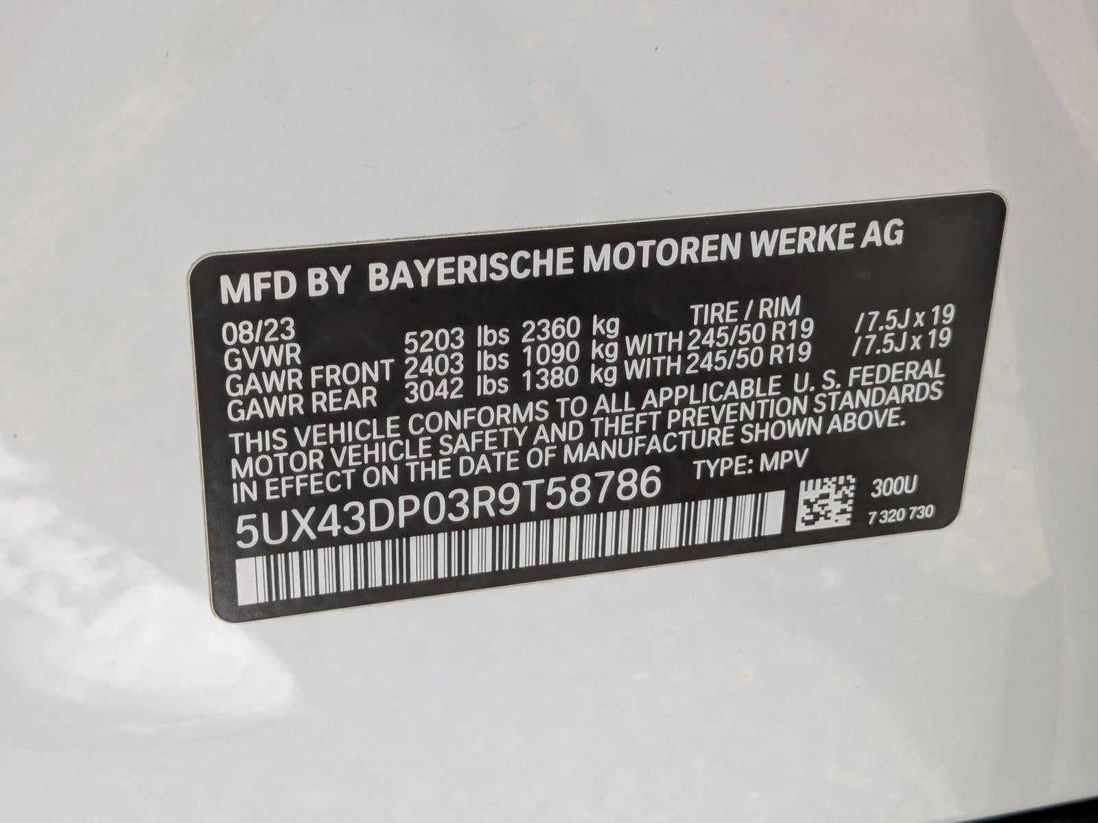 2024 BMW X3 sDrive30i Sports Activity Vehicle