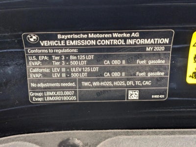 2020 BMW X5 sDrive40i Sports Activity Vehicle