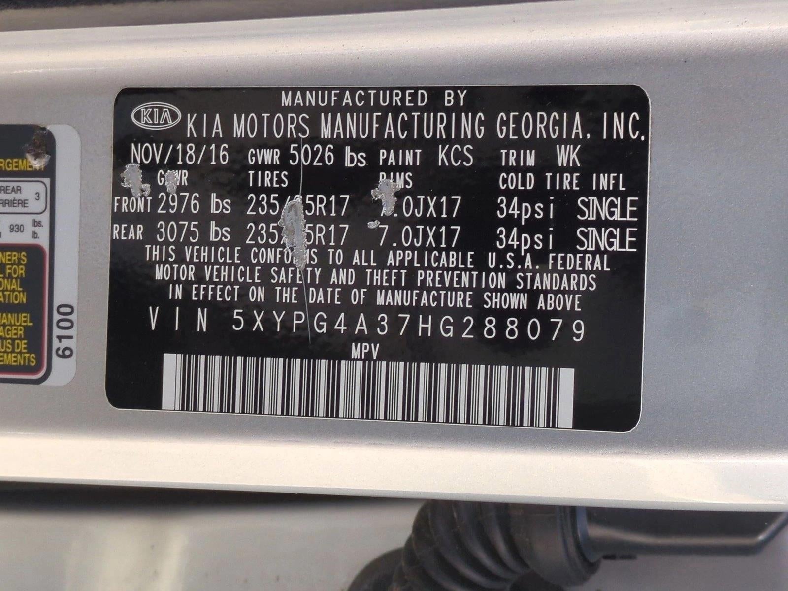 2017 Kia Sorento LX FWD