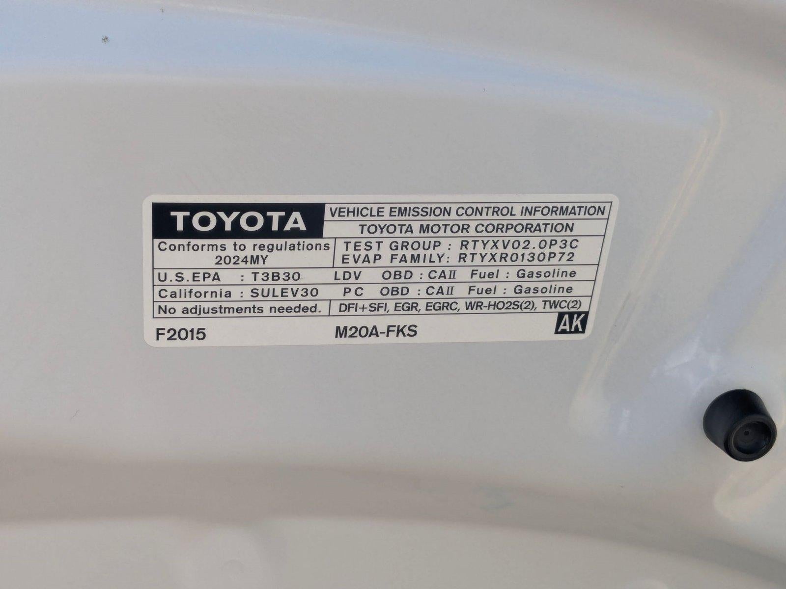2024 Toyota Corolla LE CVT (Natl)