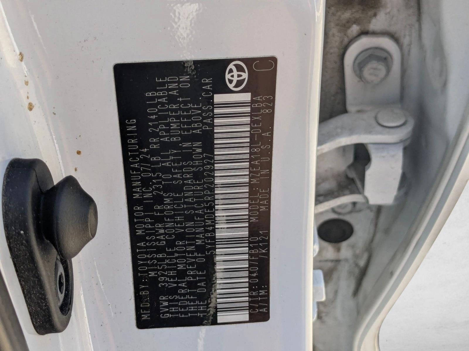 2024 Toyota Corolla LE CVT (Natl)