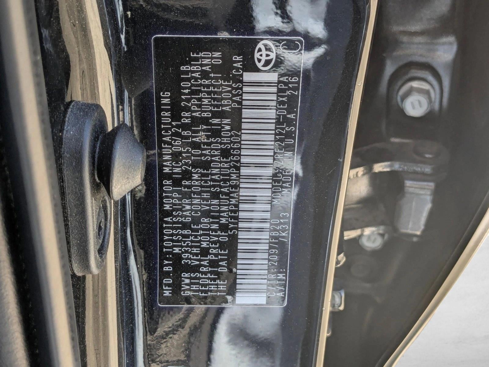 2021 Toyota Corolla LE CVT (Natl)