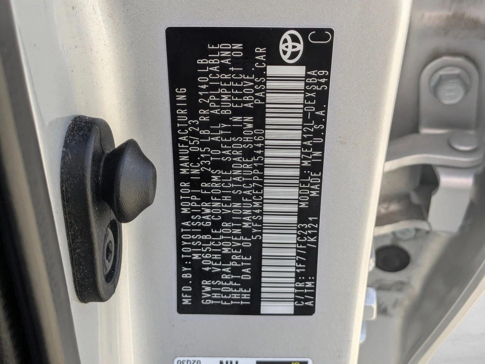 2023 Toyota Corolla SE CVT (Natl)