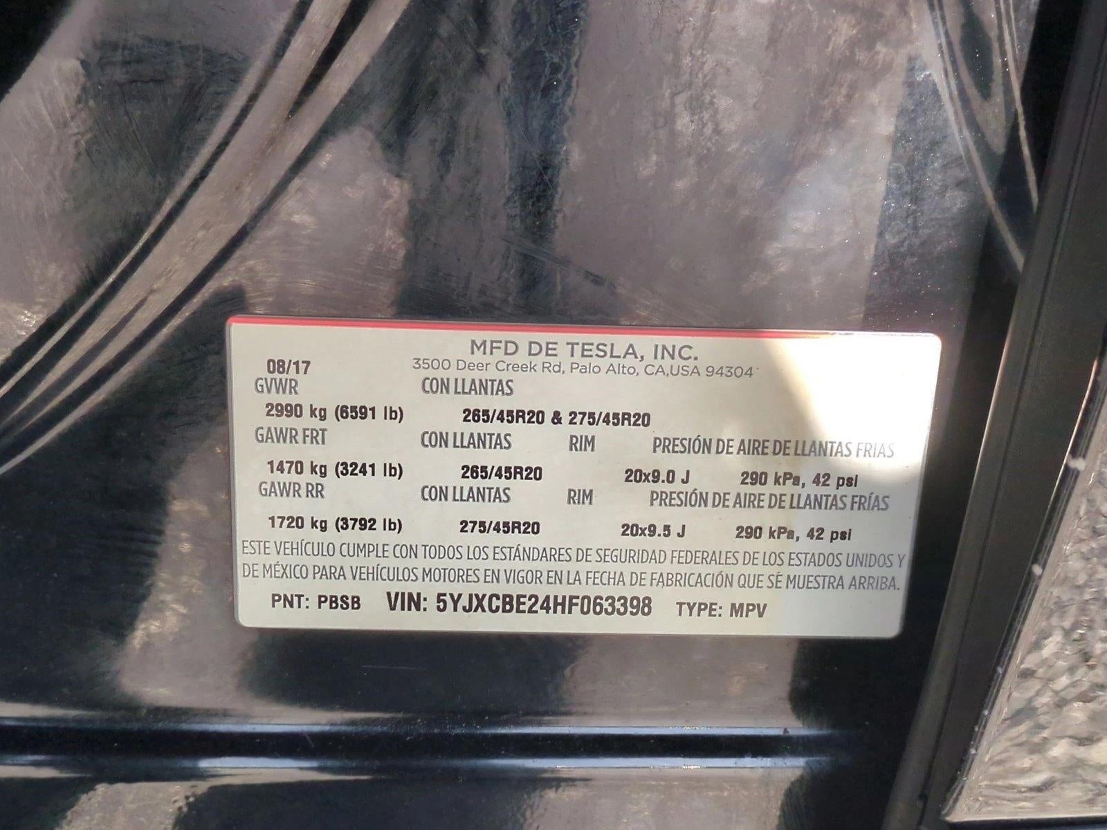 2017 Tesla Model X 75D AWD