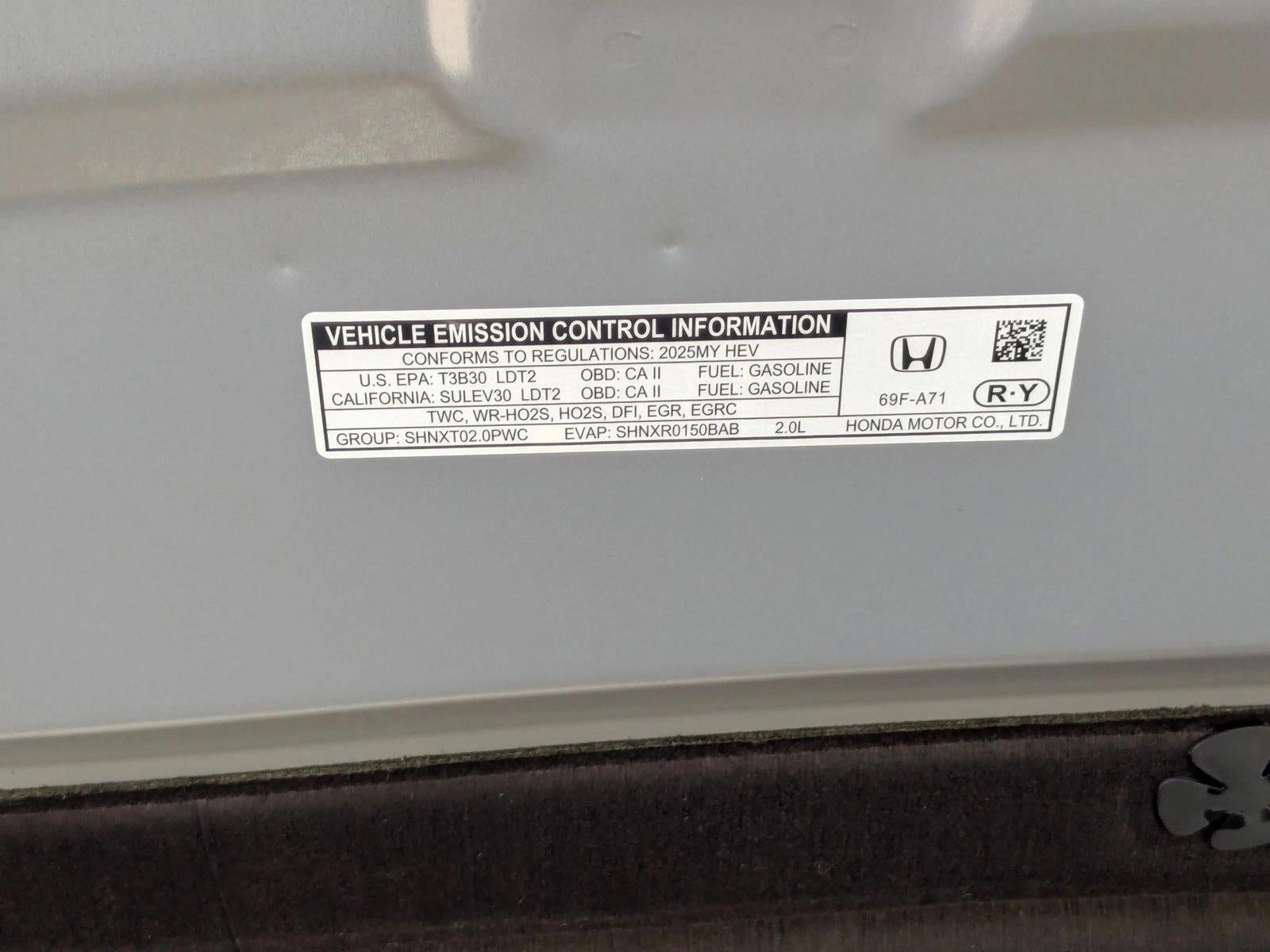 2025 Honda CR-V Hybrid Sport-L FWD