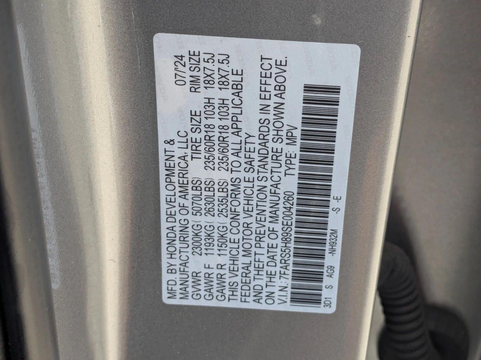 2025 Honda CR-V Hybrid Sport-L FWD