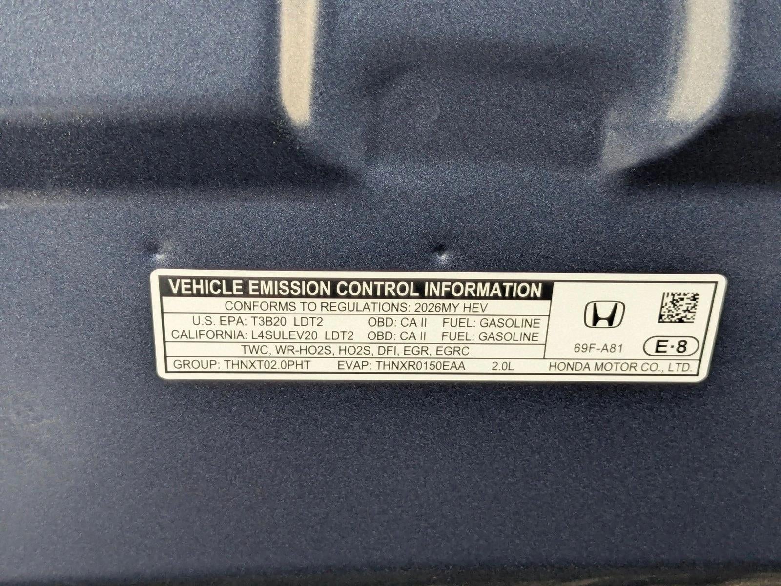 2026 Honda CR-V Hybrid TrailSport AWD