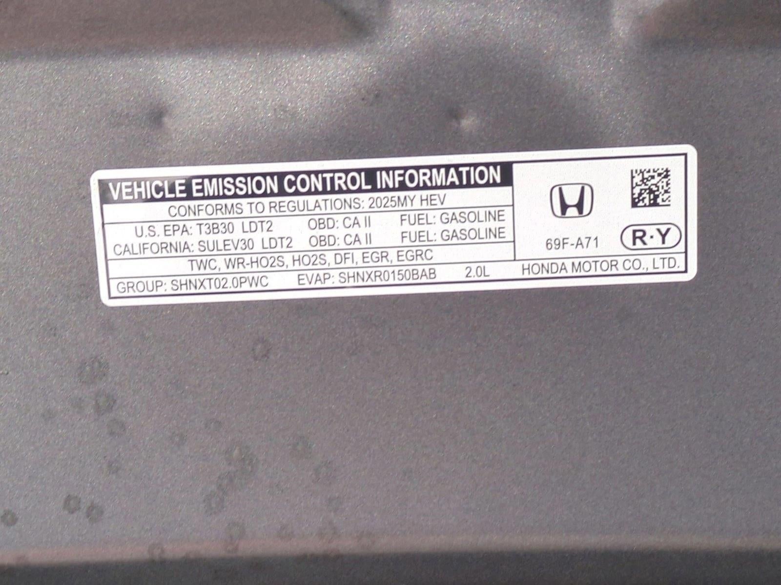 2025 Honda CR-V Hybrid Sport-L AWD
