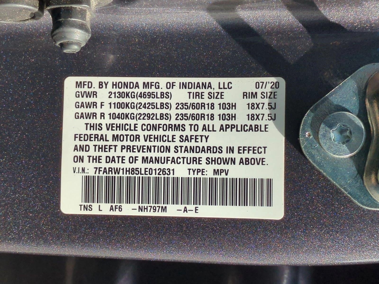 2020 Honda CR-V EX-L 2WD