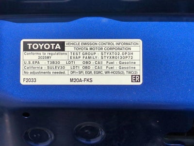 2025 Toyota Corolla Cross LE 2WD (Natl)