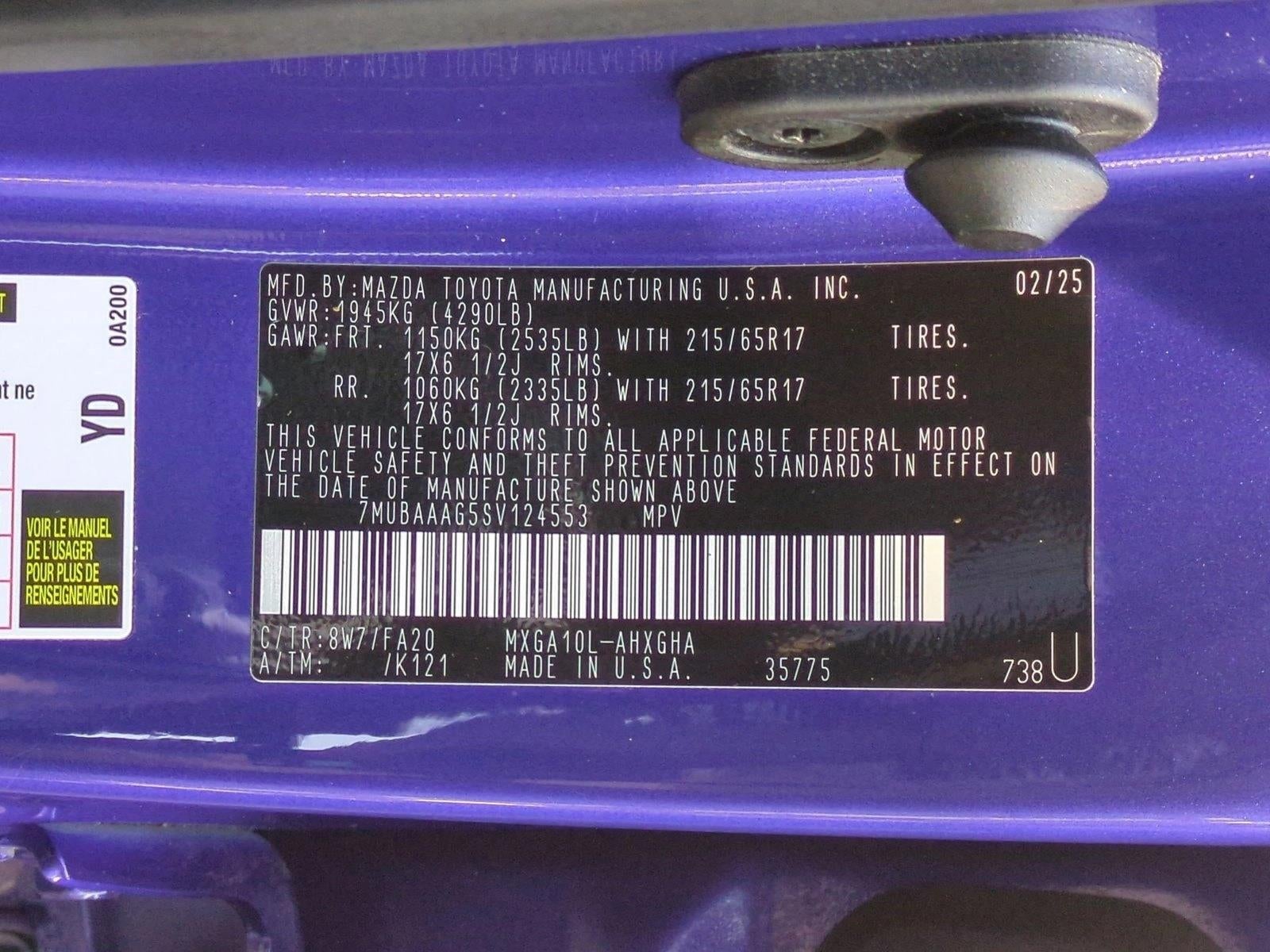 2025 Toyota Corolla Cross LE 2WD (Natl)