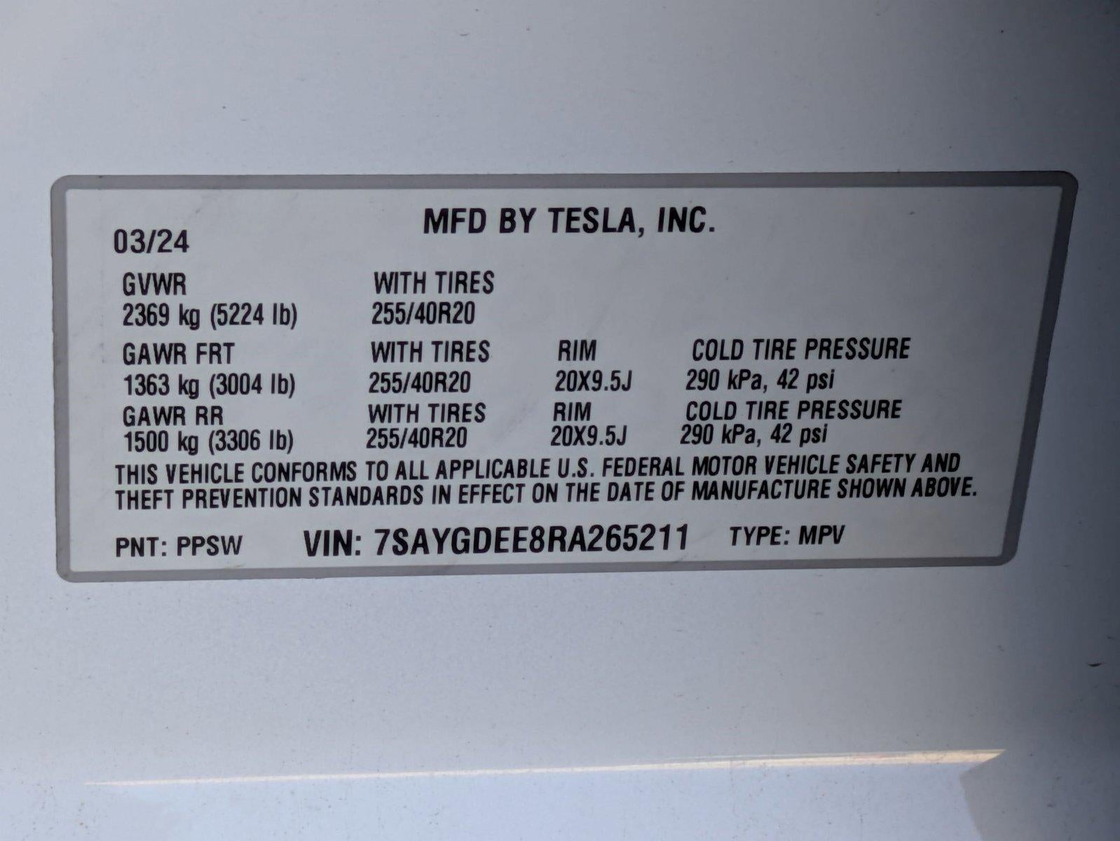 2024 Tesla Model Y Long Range AWD