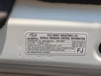 2017 Subaru Crosstrek 2.0i Premium Manual