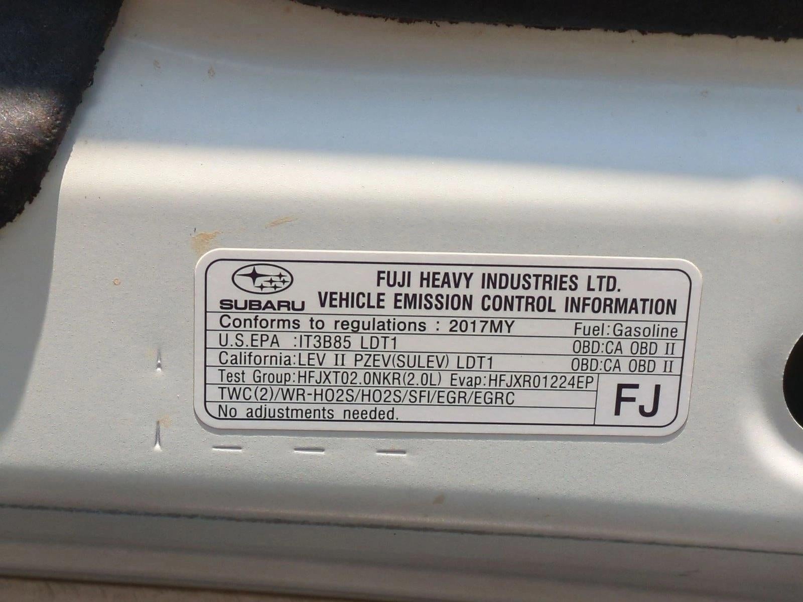 2017 Subaru Crosstrek 2.0i Premium Manual