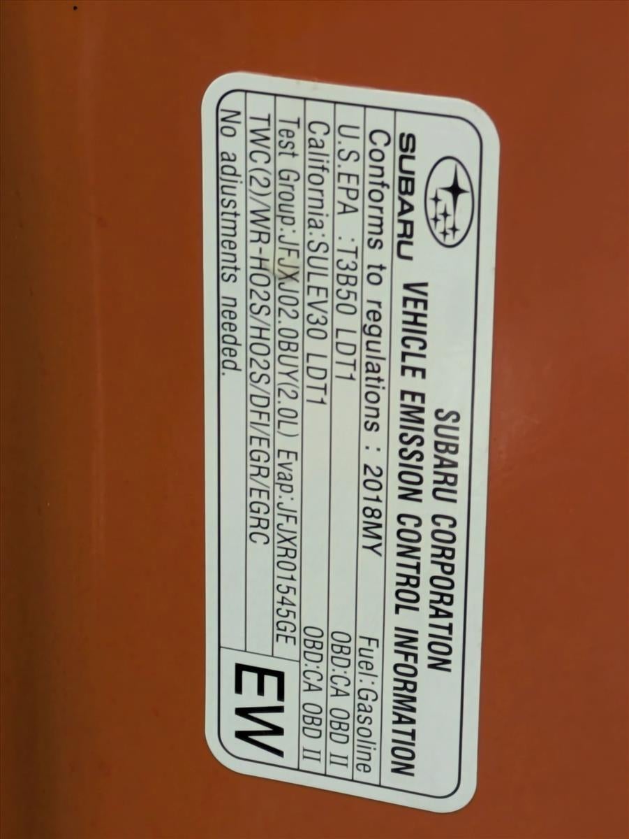 2018 Subaru Crosstrek 2.0i Premium CVT