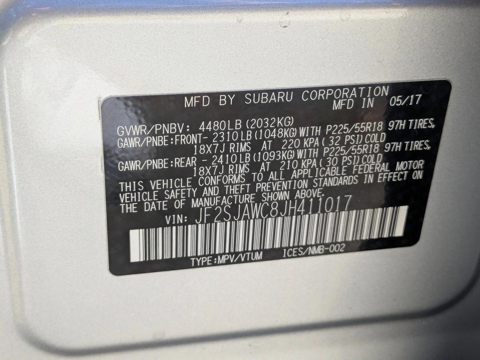 2018 Subaru Forester 2.5i Touring CVT