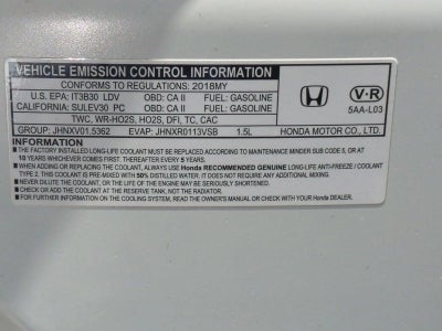 2018 Honda Civic Sedan EX-T CVT