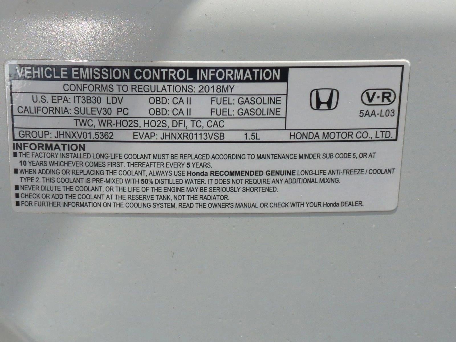 2018 Honda Civic Sedan EX-T CVT