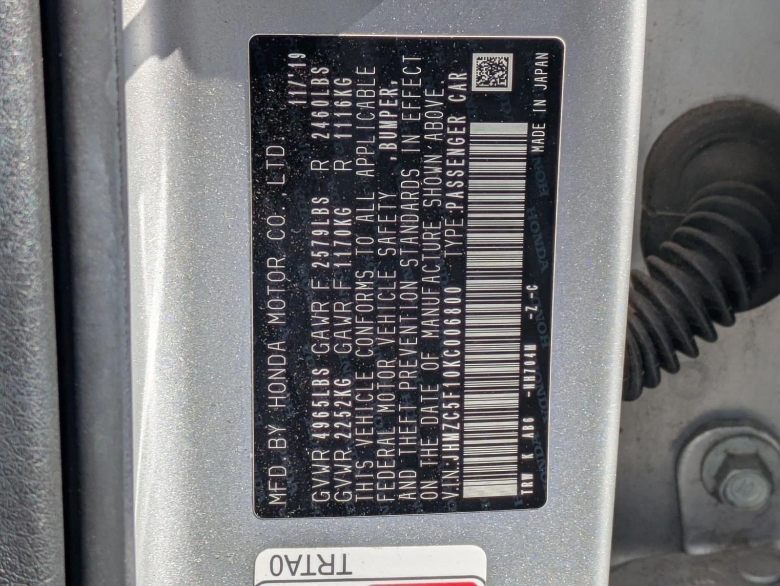 2019 Honda Clarity Plug-In Hybrid Sedan