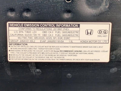 2018 Honda Clarity Plug-In Hybrid Sedan