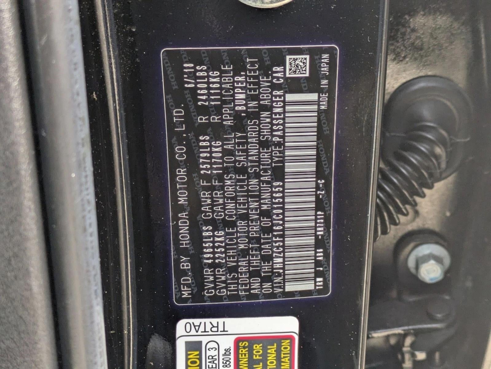 2018 Honda Clarity Plug-In Hybrid Sedan