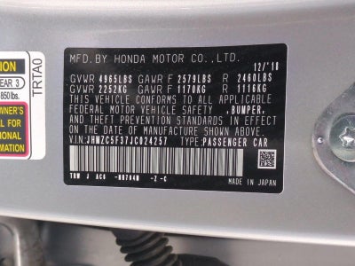 2018 Honda Clarity Plug-In Hybrid Touring Sedan