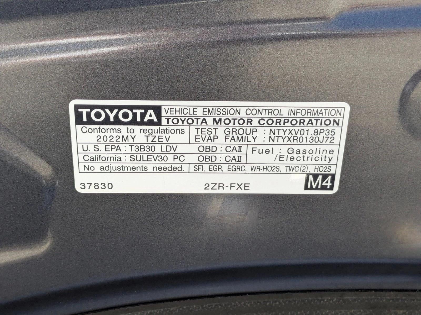 2022 Toyota Prius Prime XLE (Natl)